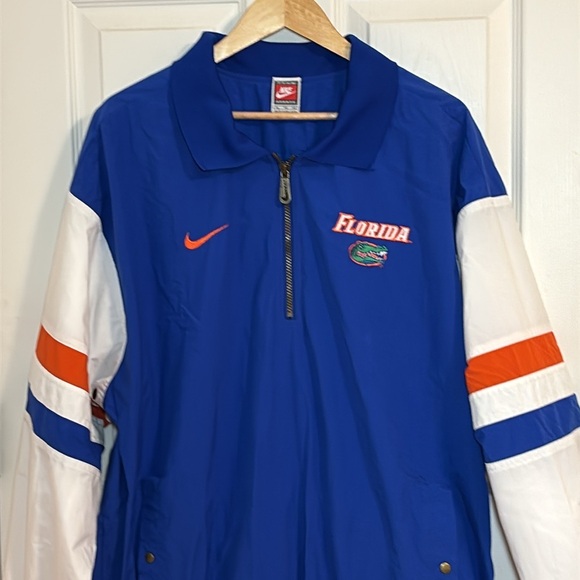 Vintage Nike Florida Gators 1/4 Zip windbreaker, Pullover Jacket, XL - Picture 2 of 11